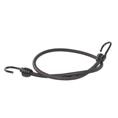 Abbildung von 10 Expanderseile mit 2 Spiralhaken 800 mm schwarz 8mm Expander Metallhaken Fahrrad Gummi Haken Seil Gepäckbänder Gepäckspinne Expanderseil Karabiner Gummispannseile Fahrradgummi Gepäckspanner