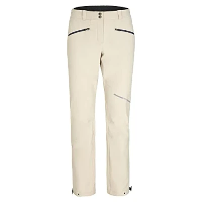 Abbildung von Ziener Damen NOREA Softshell Hose Skitour, Nordic, Winddicht, elastisch, funktionell, Silver beige, 44