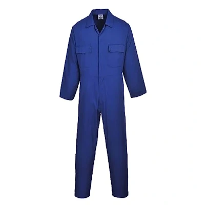 Abbildung von Portwest Euro Arbeitsoverall aus Polyester Baumwolle, Größe: L, Farbe: Königsblau, S999RBRL