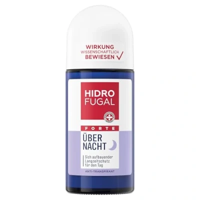 Abbildung von Hidrofugal FORTE Über Nacht Roll on, Anti Transpirant Deo für die Abendanwendung, Deoroller einen stärkeren Schutz am Tag (50 ml)