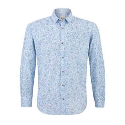 Abbildung von Stockerpoint Herren Theo Trachtenhemd, hellblau, XL