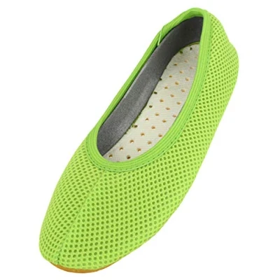 Abbildung von Beck Gymnastik Airbecks Hausschuh für Kinder, Größe: 41, Neon green Schuhe
