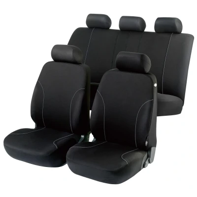 Abbildung von WALSER ZIPP IT Basic 11799 Sitzschonbezug schwarz Polyester vorne und hinten VOLKSWAGEN: Polo V Hatchback, IV Golf Alltrack 7