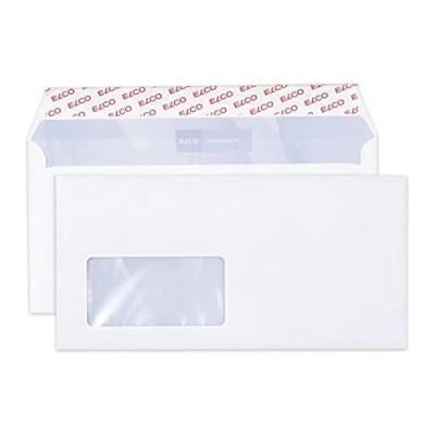 Abbildung von Elco 30778 Premium Briefumschlag, Dinlang, 80 g, weiß, C5