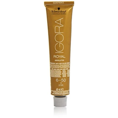 Abbildung von Schwarzkopf Professional Igora Royal Absolutes Permanente Färbung 60 ml 6 50 Dunkelblond Gold Natur