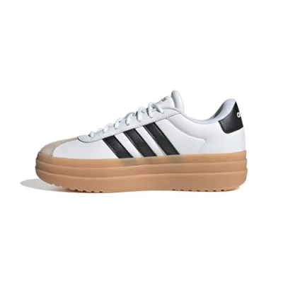 Abbildung von adidas Damen VL Court Bold Shoes Schuhe, FTWR White/core Black/Wonder beige, 39 1/3 EU