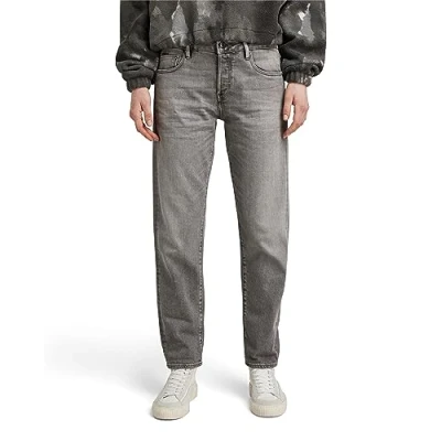 Abbildung von G Star KATE Boyfriend Jeans Straight Leg, Damen, Größe: 27x34, Faded grey manta