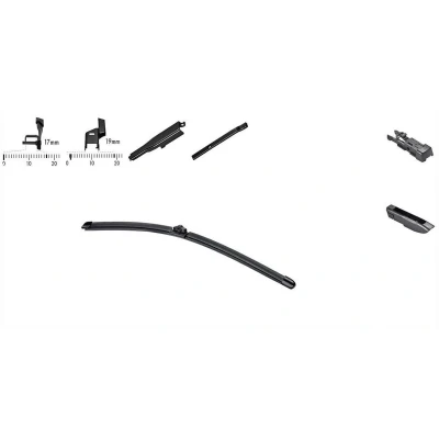 Abbildung von Scheibenwischer Swf Alternative Connect 262200 350mm Rahmenlos RENAULT: Clio 4, Captur, Zoe, FIAT: 500 Hatchback, C Convertible, 500X