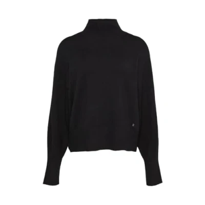 Abbildung von s.Oliver MIT Stehkragen Strickpullover, Damen, Größe: 36, Schwarz