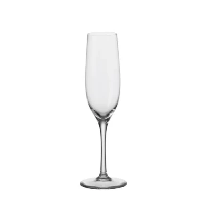 Abbildung von Leonardo Ciao+ Sektglas 6er Set, Prosecco Gläser mit gezogenem Stiel, spülmaschinenfeste Sekt Kelche, Höhe 22,5 cm, 190 ml, 061445