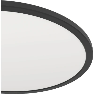 Abbildung von Eglo Rovito-R Deckenleuchte LED IP44 Schwarz Kunststoff