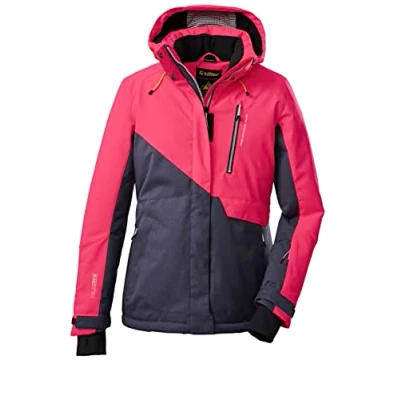 Abbildung von killtec (KILAH Damen Skijacke/Funktionsjacke mit abzippbarer Kapuze und Schneefang KSW 15 WMN SKI JCKT, neon pink, 40, 38613 000