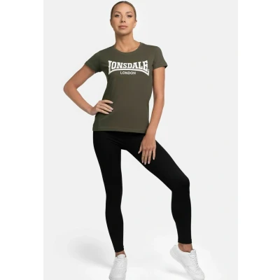 Abbildung von Lonsdale Frauen T Shirt CARTMEL Olive/White M