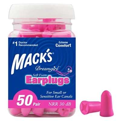 Abbildung von Mack&#039;s Unisex Erwachsene Dream Girl Ohrstöpsel, Rosa, 50 Paar, Rose, Count (Pack of 1)