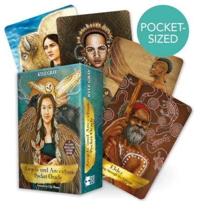 Abbildung von Angels and Ancestors Pocket Oracle: A 55 Card Deck Guidebook