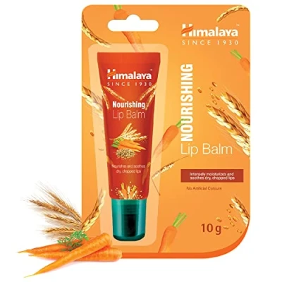 Abbildung von Himalaya Lip Balm Nourishing Tube with Wheatgerm Oil &amp; Carrot Seed 10g, White