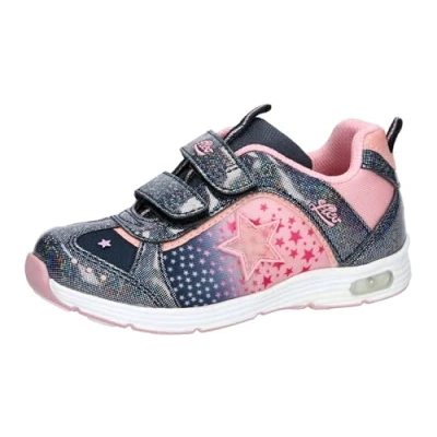 Abbildung von Lico Mädchen Starlet V Blinky Sneaker, marine/rosa, 31 EU