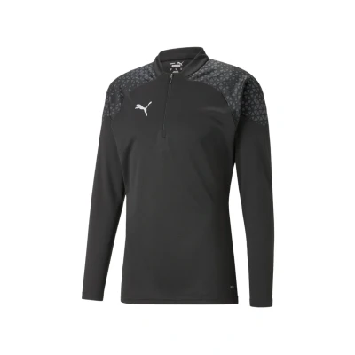 Abbildung von Puma Fussball Teamsport Teamcup Halfzip SW Langarmshirt, Herren, Größe: XL, Schwarz