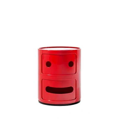 Abbildung von Kartell Componibili Container neutral, Kunststoff, Rot, 32 x 40 cm