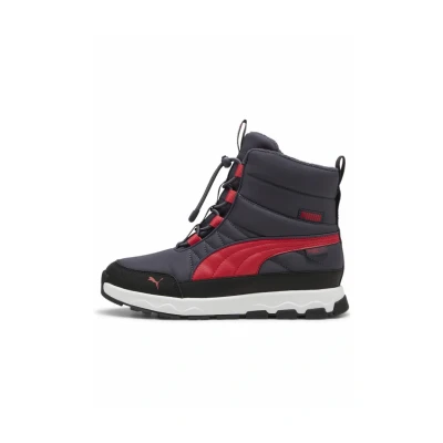 Abbildung von Puma Evolve Puretex JR Unisex Snowboot/Winterstiefel für Kinder, Größe: 37.5, Galactic gray tart cherry black Schuhe