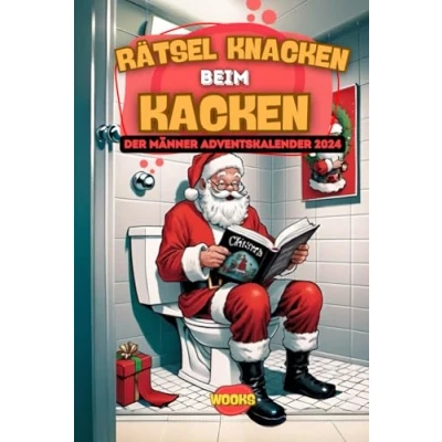 Abbildung von Rätsel Knacken beim Kacken: Der Männer Adventskalender 2024 24 Tage voller Denksport und Spaß auf dem stillen Örtchen Beliebtes Geschenk für