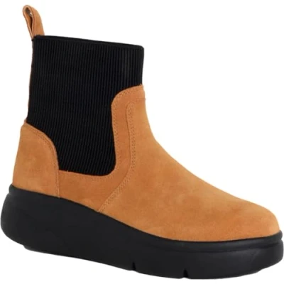 Abbildung von Scholl Damen Aprica Chelsea Boot, Brown, 39 EU