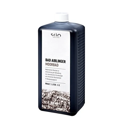 Abbildung von SCIO Bad Aiblinger Moorbad 1 Liter Heilmoor aus der Natur mit Huminsäure Badetorf dem Hochmoor bei Muskel &amp; Gelenkbeschwerden, Rheuma und für ein schönes Hautbild