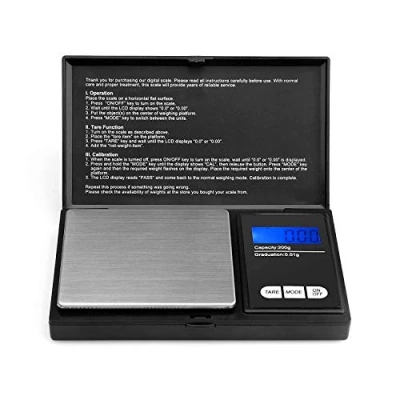 Abbildung von 200g/0, 01g Taschenwaage Ascher digitale Taschenwaage, 200 x 0, 01 g, Feinwaage Digitalwaage Goldwaage Münzwaage