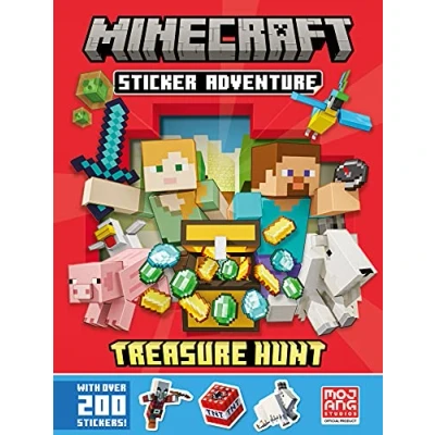 Abbildung von Minecraft sticker Adventure: Treasure Hunt: A brand new official book containing hours of fun for kids