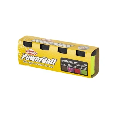 Abbildung von Berkley Glitter PowerBait® Trout Dough Season 4 Pack Spring Powerbait