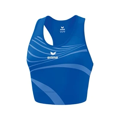 Abbildung von Erima Racing Sportbh mit mittlerer Stützkraft, Damen, Größe: 34, New royal