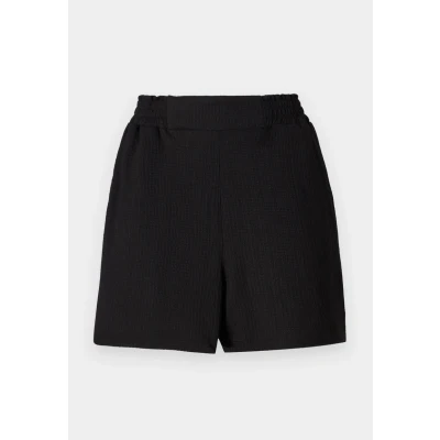 Abbildung von TOM Tailor Denim Structured Shorts, Damen, Größe: XXL, Deep black