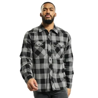 Abbildung von Brandit Hemd, Herren, Größe: 3XL, Black charcoal
