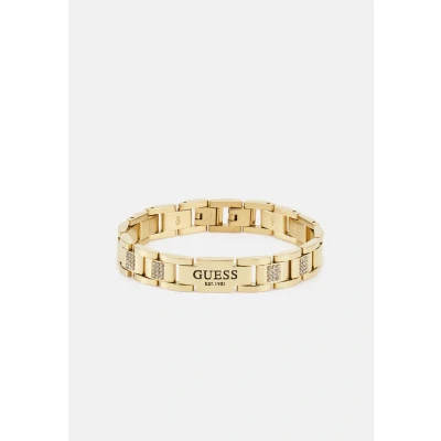 Abbildung von Guess FLAT Chain Unisex Armband Yellow goldcoloured, Größe: One Size, gold coloured