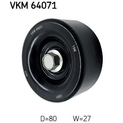 Abbildung von SKF VKM 64071 Umlenkrolle HYUNDAI: ix35, SANTA FE 2, KIA: Sportage III