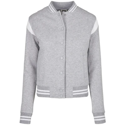 Abbildung von Urban Classics Sweatjacke, Damen, Größe: Small, Grey white