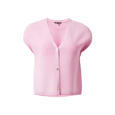 Abbildung von comma Strickjacke, Damen, Größe: 36, Rosa