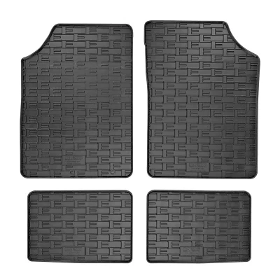 Abbildung von AutoStyle CK RDC01 Fußmattensatz Vollgummi vorne und hinten 4 schwarz