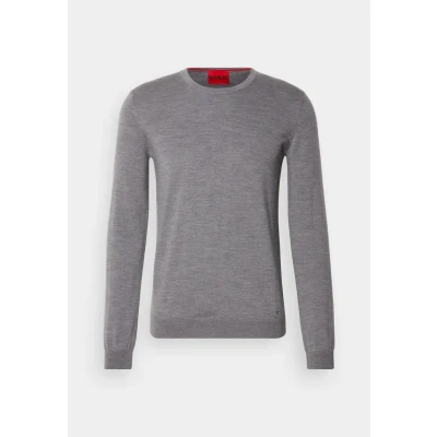 Abbildung von HUGO SAN Cedric Strickpullover, Herren, Größe: XL, Medium grey