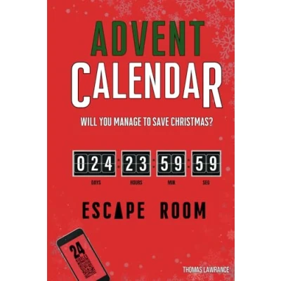 Abbildung von Advent Calendar Escape Room Book: Will You Manage to Finish the Book and Save Christmas? 24 Interactive Original Puzzles, Games, Enigmas Riddles for Adults