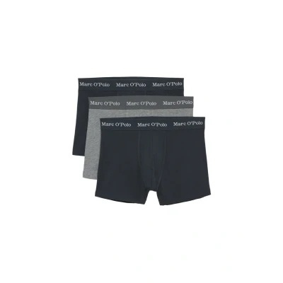 Abbildung von Marc O&#039;Polo 3PACK Essentials Boxerbriefs, Herren, Größe: Small, Dark navy nordic grey melange