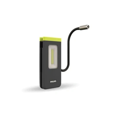 Abbildung von Philips Xperion 6000 Pocket LED Arbeitsleuchte, kompakte wiederaufladbare Werkstattlampe, Taschenlampe, 300lm, zusätzliches Flexibles Spotlicht