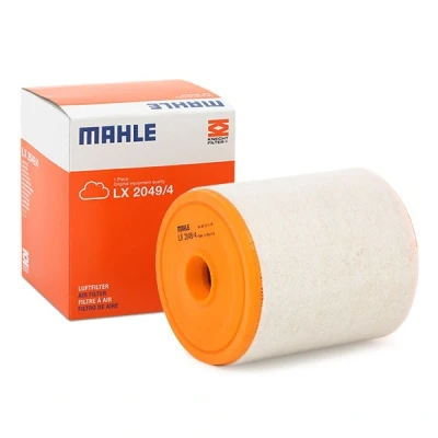 Abbildung von MAHLE ORIGINAL LX 2049/4 Luftfilter 186,6 162,0 Filtereinsatz AUDI: A7 Sportback, A6 C7 Avant, Saloon