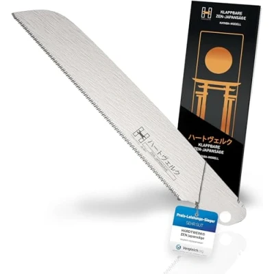 Abbildung von Hardtwerk® Ersatzsägeblatt für Japansäge Zen Kataba aus SK4 Karbonstahl 240mm Feinsägen
