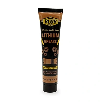 Abbildung von BLUB Lithium Fett 100mg, Lithiumfett für Fahrradlager, Kugellager, Lager Fett, Wälzlagerfett, Schmierfett, Schmierfett Tube, Fahrradfett, Fahrrad Kette öl, Radlager