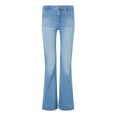 Abbildung von Wrangler Flared Jeans, Damen, Größe: 24x32, Hazel