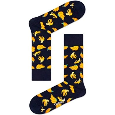 Abbildung von Happy Socks Herren Banana Socken, Mehrfarbig (Multicolour 650), 7 11