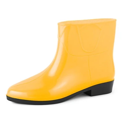 Abbildung von Ladeheid Damen Kurze Gummistiefel LAZT201801 (Gelb, 41 EU)