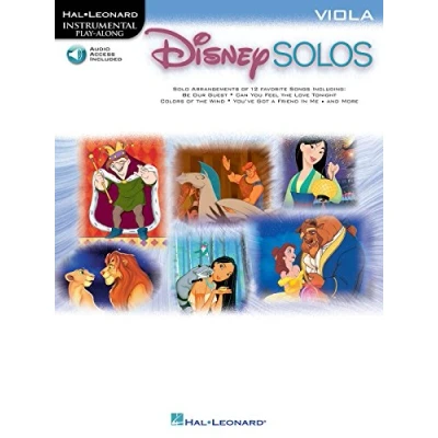 Abbildung von Disney Solos Viola Book/Cd: Noten, CD für Viola: Instrumental Play Along