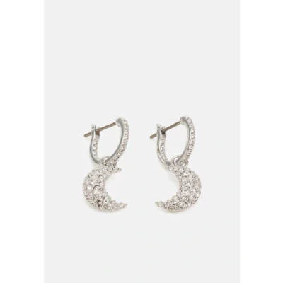 Abbildung von Swarovski LUNA Pierced Earrings MINI Ohrringe silvercoloured, Damen, Größe: One Size, Silver coloured